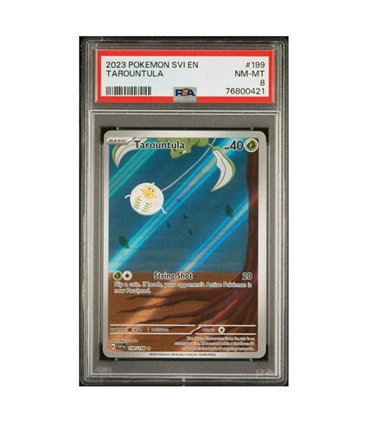 PSA 8 - 2023 POKEMON TAROUNTULA #199 - SVI EN-SCARLET & VIOLET