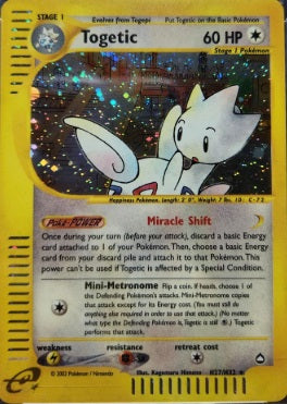TOGETIC- #H27 - Pokémon 2002 AQUAPOLIS- HOLO