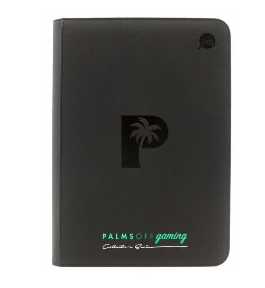 COLLECTOR'S SERIES TOP LOADER ZIP BINDER – 9 POCKET BLACK  - 216 CAPACITY