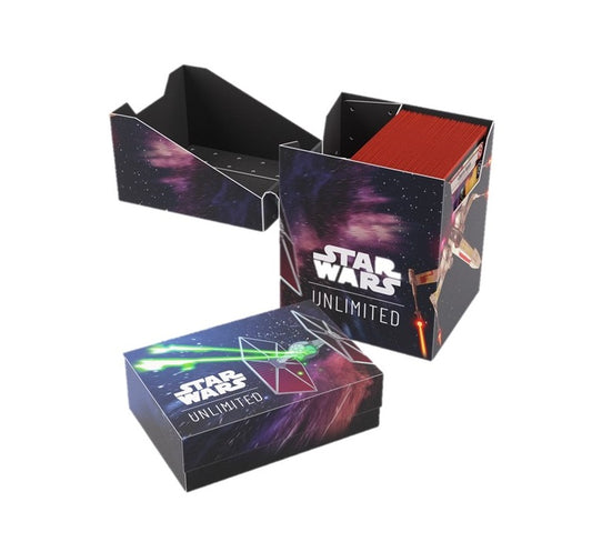 Star Wars Unlimited Soft Crate - Deck Box - X-Wing/TIE Fighter by Gamegenic