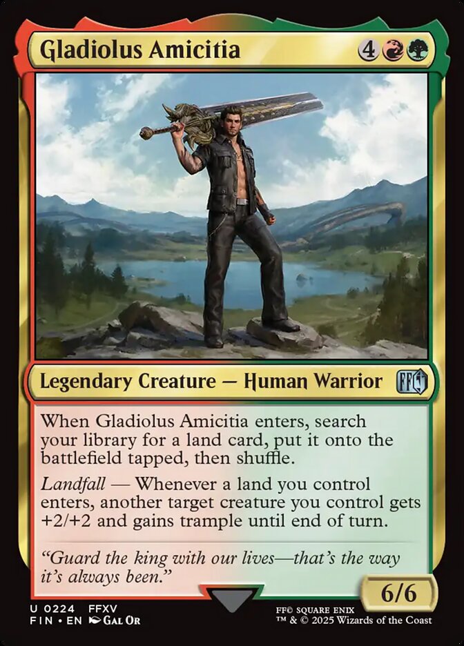Gladiolus Amicitia 224/309 (FINAL FANTASY)  - Foil