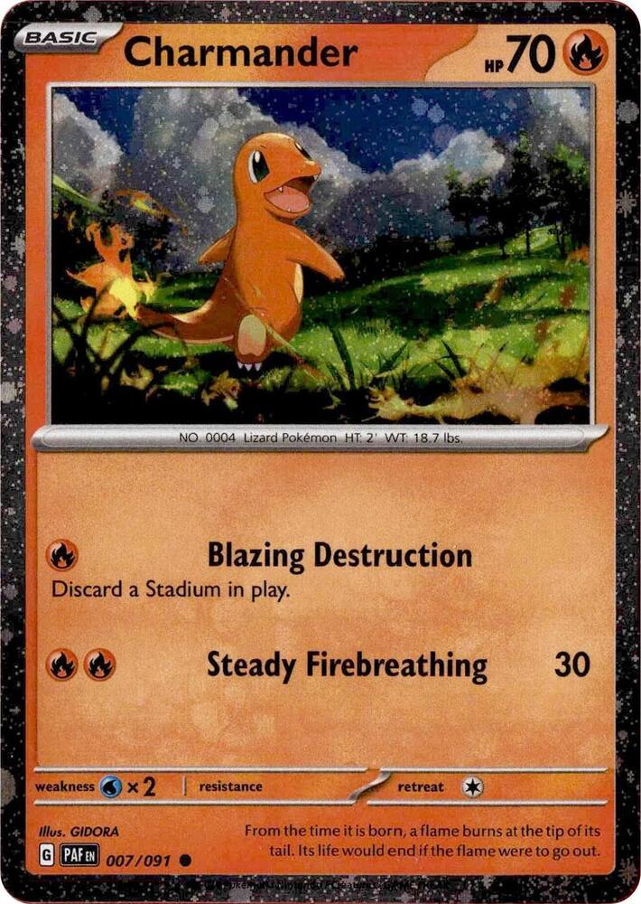 Charmander 007/091 (Miscellaneous Cards & Products)  - Cosmo Holofoil