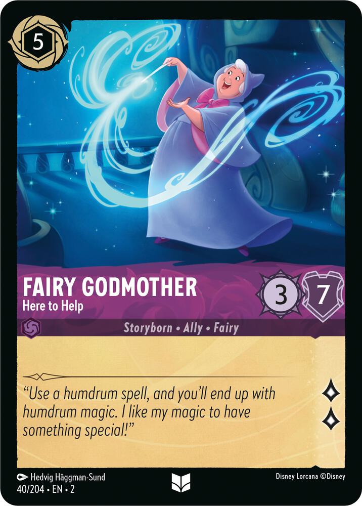 Fairy Godmother, Here to Help 40/204 (Rise of the Floodborn) 