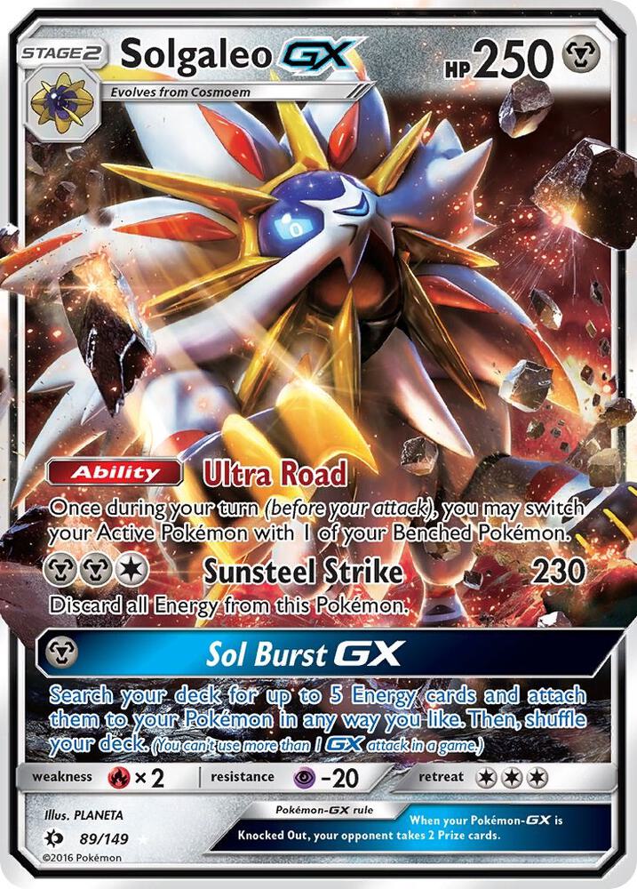 Solgaleo GX 89/149 (SM Base Set)  - Holofoil