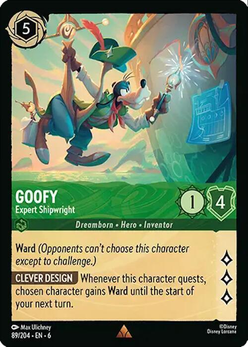 Goofy, Expert Shipwright 89/204 (Azurite Sea) 