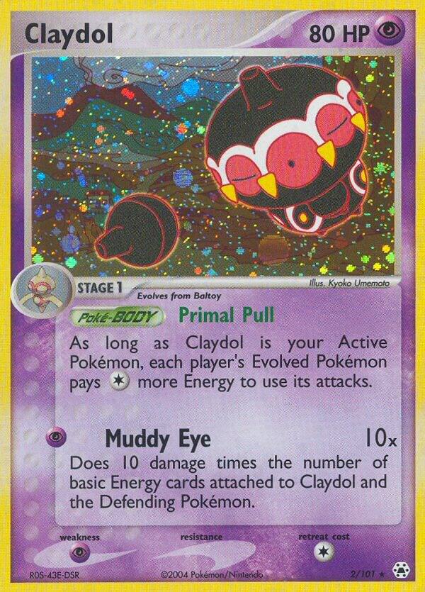Claydol  2/101 (Hidden Legends)  - Holofoil