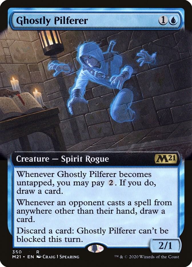 Ghostly Pilferer 350 (Core Set 2021)  - Extended Art