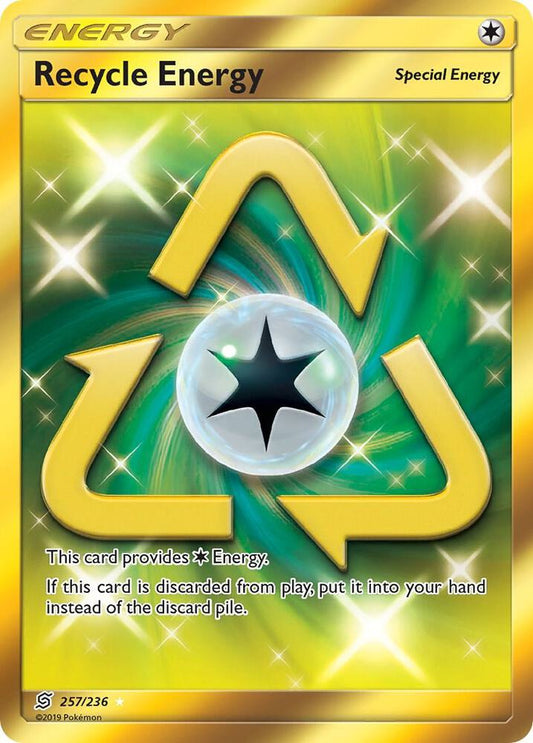 Recycle Energy Secret 257/236 (SM - Unified Minds)  - Holofoil