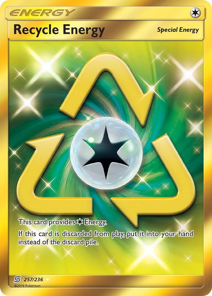 Recycle Energy Secret 257/236 (SM - Unified Minds)  - Holofoil