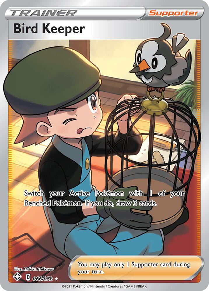 Bird Keeper 066/072 (Shining Fates)  - Holofoil