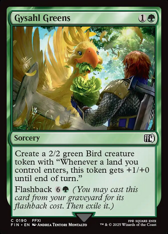 Gysahl Greens 190/309 (FINAL FANTASY) 