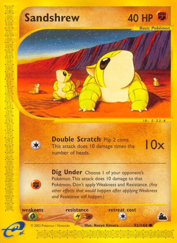 Sandshrew 092/144 (Skyridge) 