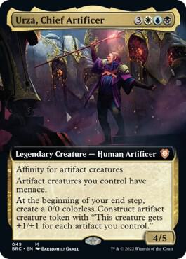 Urza Chief Artificer Extended Art 49/40 (Commander: The Brothers' War) 