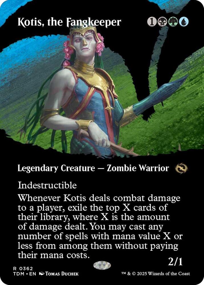 Kotis, the Fangkeeper 362 (Tarkir: Dragonstorm)  - Borderless Foil