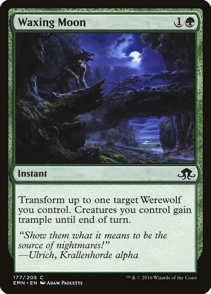 Waxing Moon 177/205 (Eldritch Moon) 
