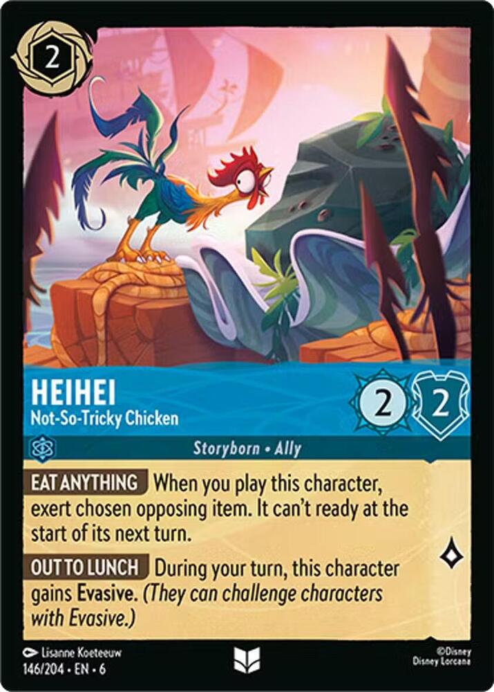 HeiHei, Not-So-Tricky Chicken 146/204 (Azurite Sea) 