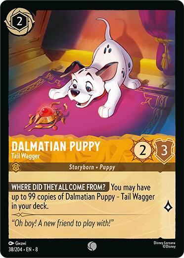 Dalmatian Puppy, Tail Wagger 38/204 (Reign of Jafar) 