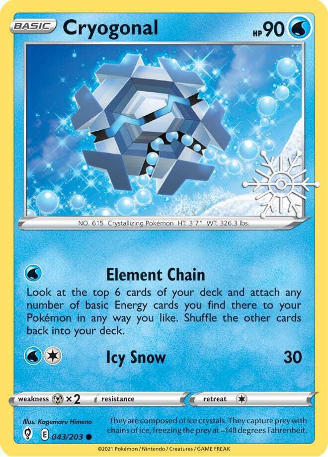 Cryogonal Holiday Calendar 043/203 (Miscellaneous Cards & Products)  - Holofoil