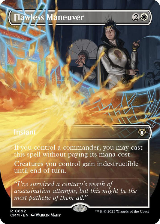 Flawless Maneuver 692/451 (Commander Masters)  - Borderless Foil