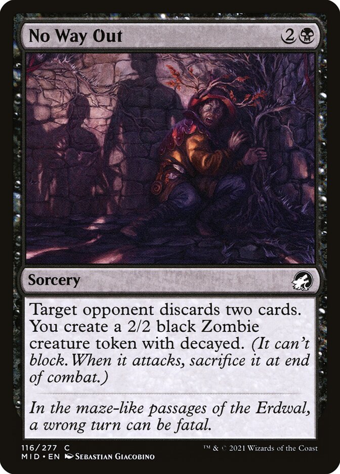 No Way Out 116/277 (Innistrad: Midnight Hunt) 
