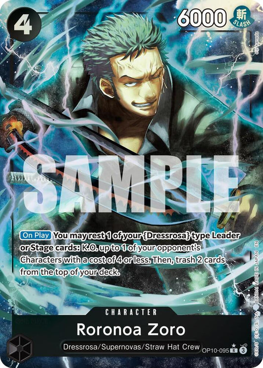 Roronoa Zoro OP10-095 (Premium Booster -The Best- Vol. 2)  - Alternate Art Foil