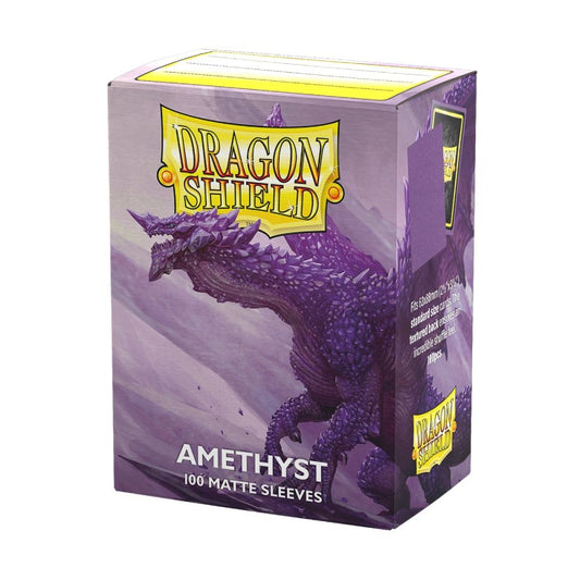 DRAGON SHIELD: BOXED 100 SLEEVES - MATTE - AMETHYST