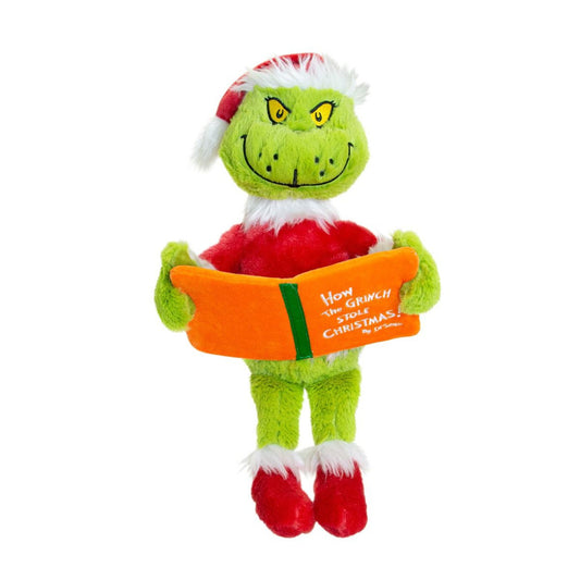 Grinch Plush with Book 40cm "How the Grinch Stole Christmas by Dr. Seuss