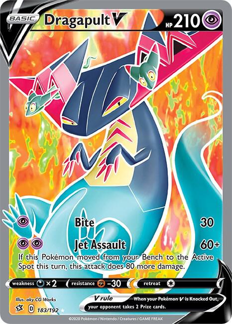 Dragapult V 183/192 (SWSH02: Rebel Clash)  - Holofoil