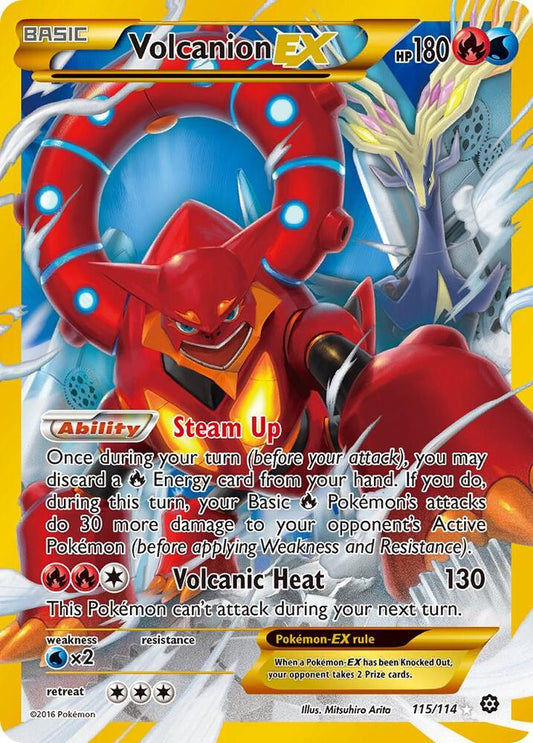 Volcanion EX Secret 115/114 (XY - Steam Siege)  - Holofoil
