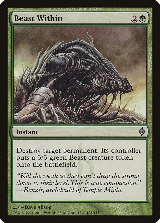 Beast Within 103 (New Phyrexia)  - Foil