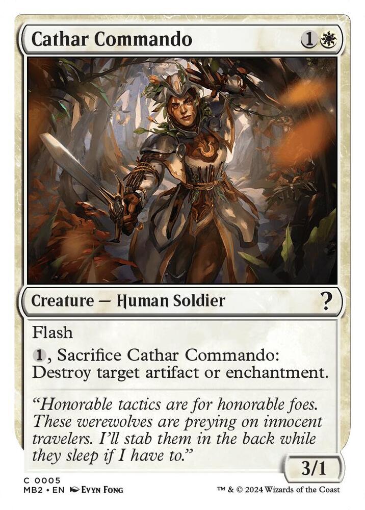 Cathar Commando 5/390 (Mystery Booster 2) 