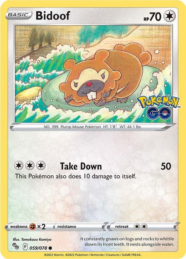 Bidoof 059/078 (Pokemon GO) 