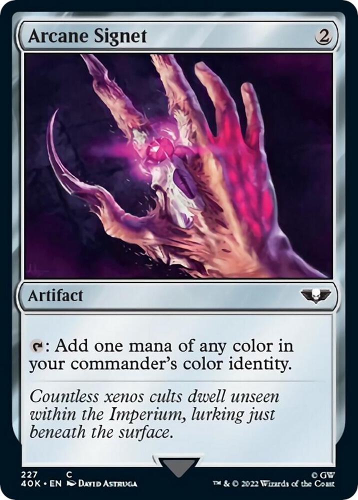 Arcane Signet 227/617 (Universes Beyond: Warhammer 40,000) 
