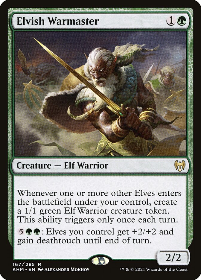 Elvish Warmaster 167 (Kaldheim) 