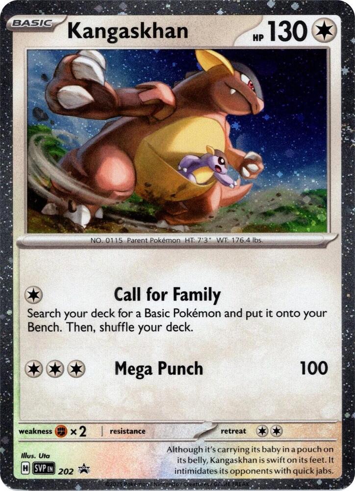 Kangaskhan 202 (SV: Scarlet & Violet Promo Cards)  - Cosmo Holofoil