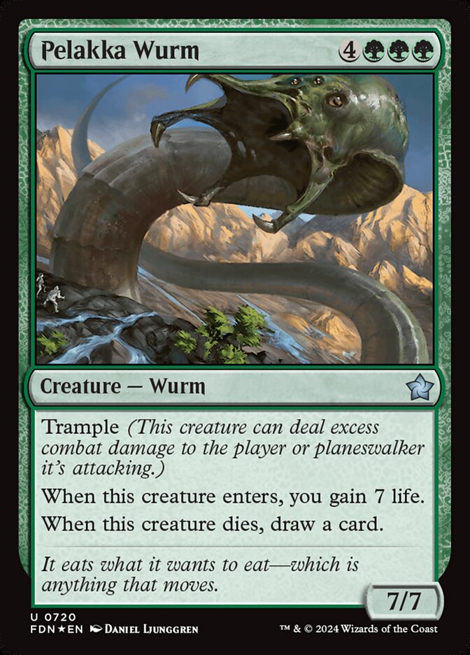Pelakka Wurm 720 (Foundations)  - Foil