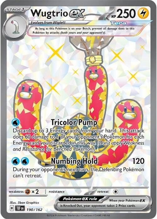 Wugtrio ex 190/162 (SV05: Temporal Forces)  - Holofoil