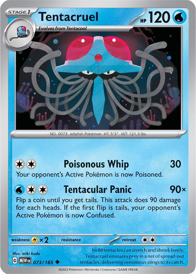 Tentacruel 073/165 (SV: Scarlet & Violet 151) 