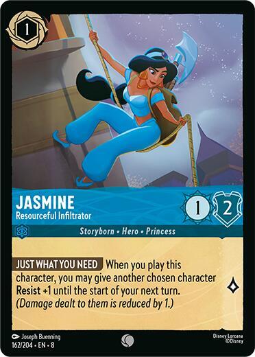 Jasmine, Resourceful Infiltrator 162/204 (Reign of Jafar) 