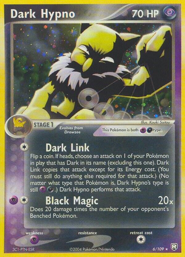 Dark Hypno 6/109 (Team Rocket Returns)  - Holofoil