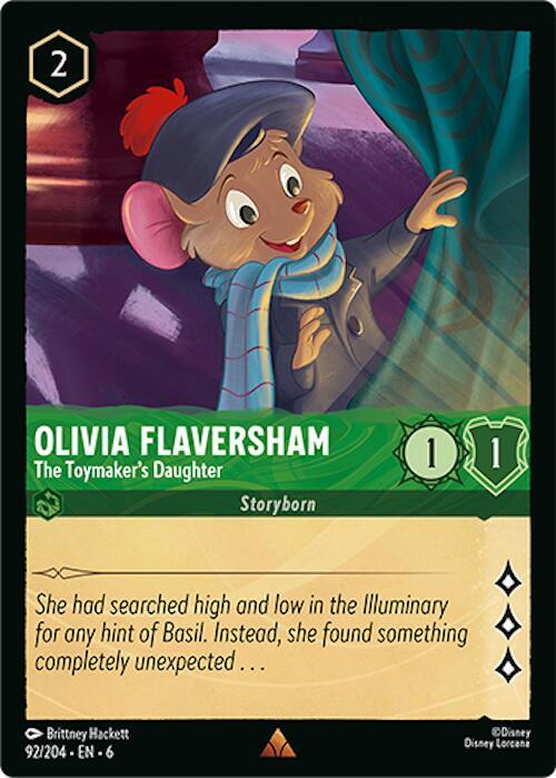 Olivia Flaversham, The Toymaker's Daughter 92/204 (Azurite Sea)  - Cold Foil