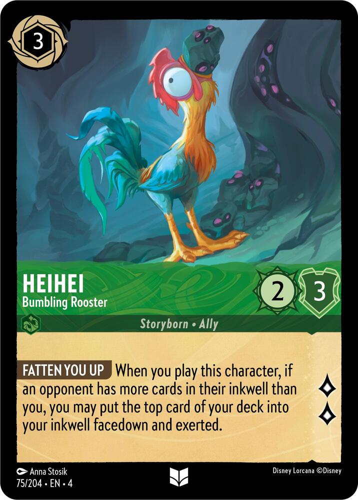 Heihei, Bumbling Rooster 75/204 (Ursula's Return) 