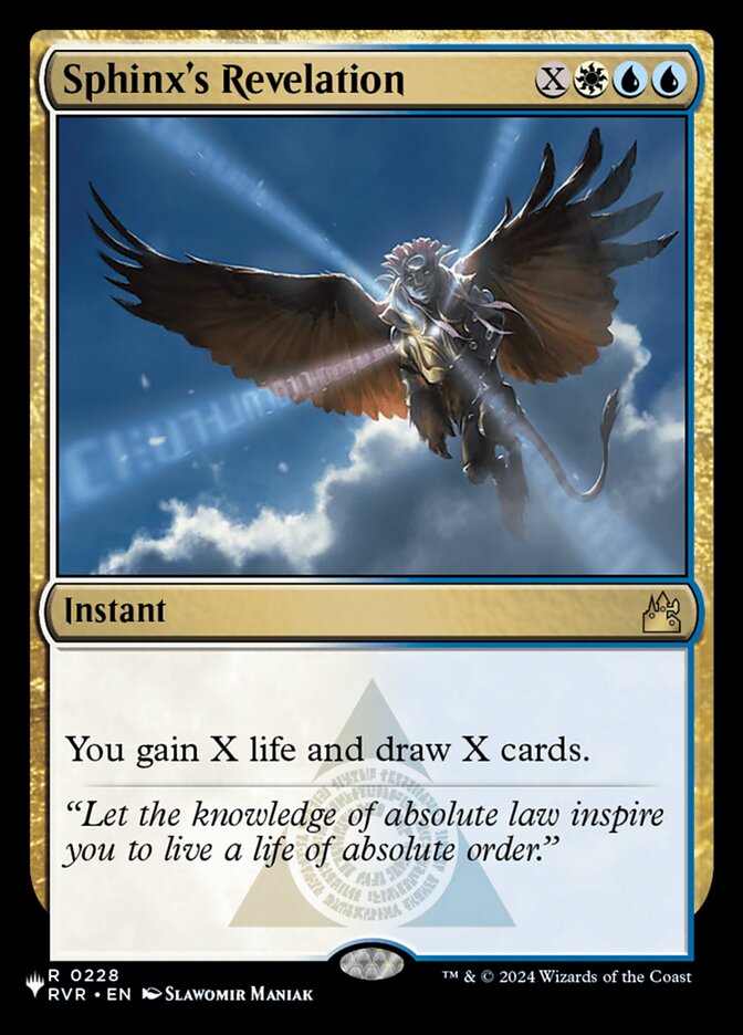 Sphinx's Revelation RVR-228/5075 (The List Reprints) 
