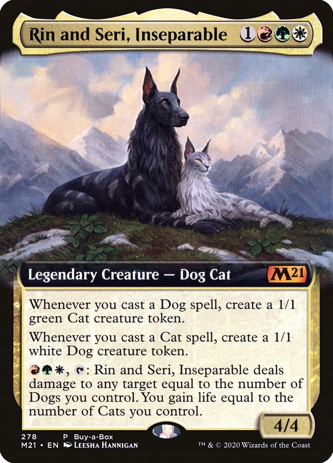 Rin and Seri Inseparable 278 (Buy-A-Box Promos)  - Foil