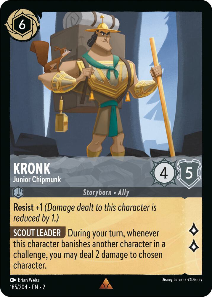 Kronk, Junior Chipmunk 185/204 (Rise of the Floodborn) 