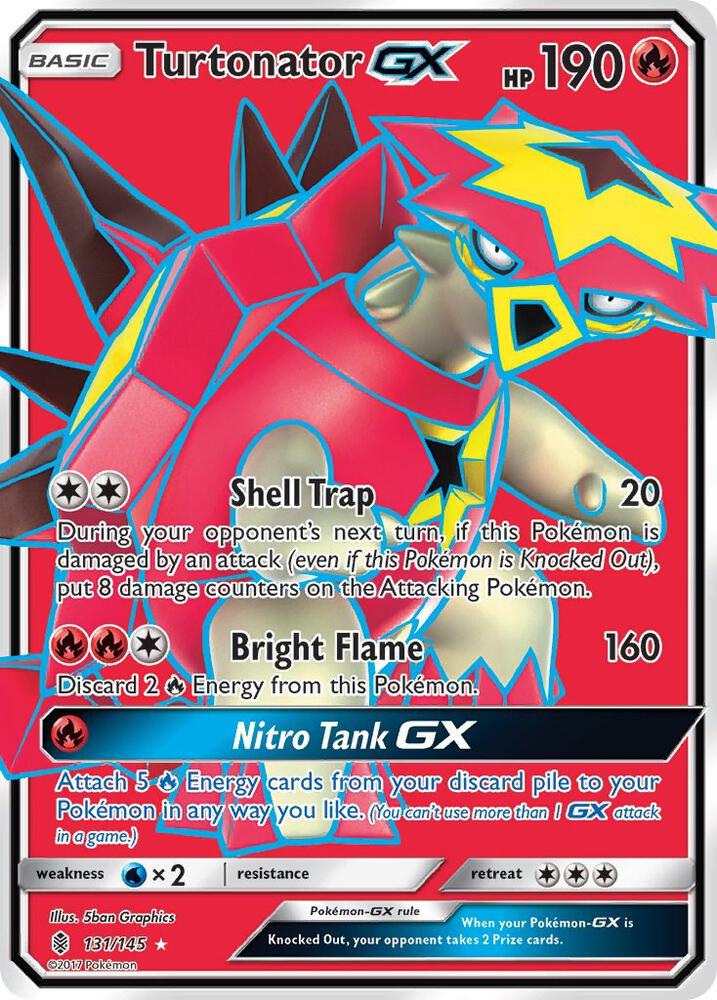 Turtonator GX 131/145 (SM - Guardians Rising)  - Holofoil
