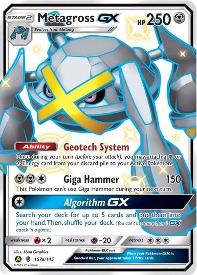 Metagross GX 157a/145 (Alternate Art Promos)  - Holofoil