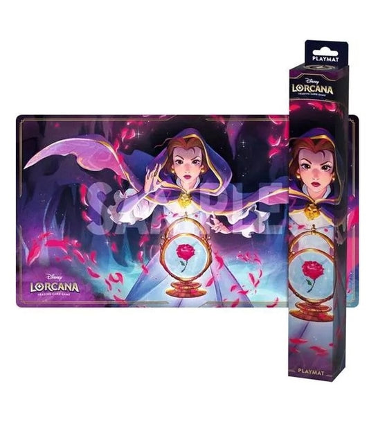 Disney Lorcana TCG - Belle Playmat - Shimmering Skies Game Mouse Play Mat Pad