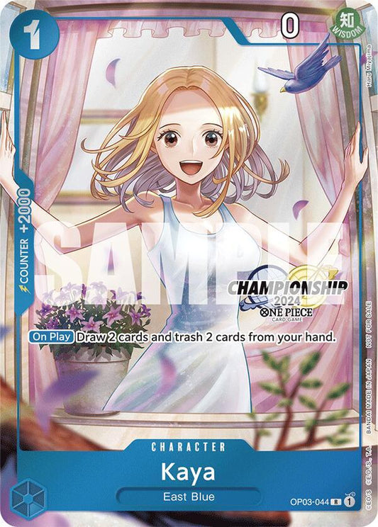 Kaya (2024 Celebration Pack) OP03-044 (One Piece Promotion Cards)  - Foil