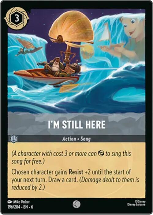 I'm Still Here 196/204 (Azurite Sea)  - Cold Foil